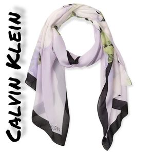 EUC Calvin Klein Polyester/Chiffon Scarf